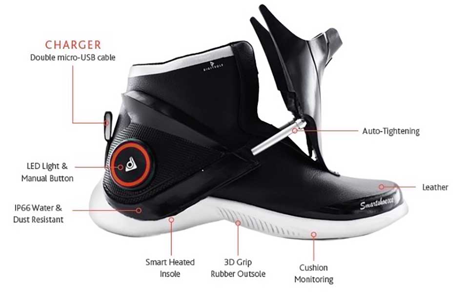 کفش هوشمند دی‌جیتسوله (Digitsole)